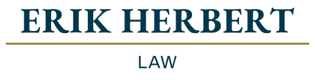 Logo of Erik Harbert Law Website